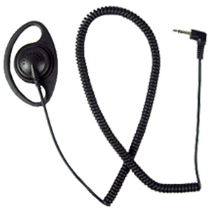 Pryme SCOUT Series Earphone with Coiled Cord and Right Angle Connector
