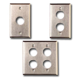 Siemon Industrial MAX Stainless Steel Faceplates (Package of 20)