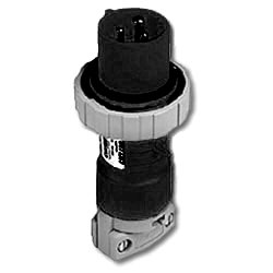 Leviton 600 AC 3-Phase 2P3W Wiring Watertight Pin and Sleeve Plug