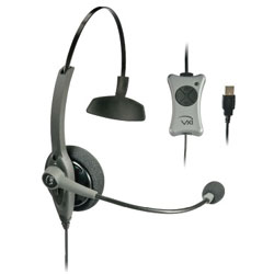 VXI TalkPro UC1 Monaural USB Headset Optimized for Unified Communications