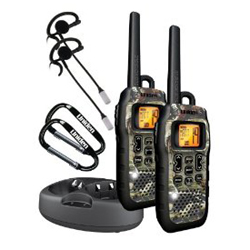 Uniden Submersible/Floating 50 Mile Range FRS/GMRS Radios With 2 Carabiners