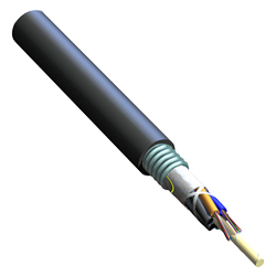 Corning ALTOS Lite Loose Tube, Gel-Free, Single-Jacket, Single-Armored Cable, 24 F, Single-mode (OS2)