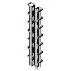 Chatsworth Products Seismic Frame Two-Post Rack Vertical Cabling Section