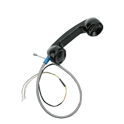 Ceeco Armored Cord Handset with Internal Steel Lanyard