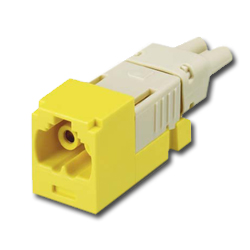 Panduit Mini-Com FJ  Z-Keyed Duplex Jack Yellow Module 62.5/125um