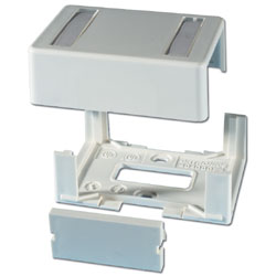 Legrand - Ortronics Series II Plastic Surface Mount Box for Two Modules