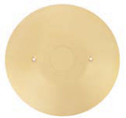 Hubbell FRPT Low Voltage Large Capacity Brass Finished Aluminum Cover