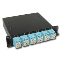 ICC 24 Fiber LC-Duplex Multimode MPO Cassette 10G