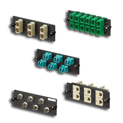 Panduit Opticom Fiber Adapter Panels (Phosphor Bronze Sleeves)