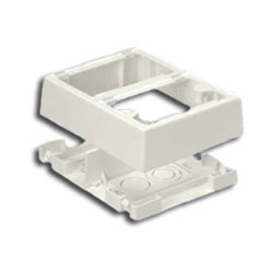 Panduit Double Gang Two-Piece Snap Together Outlet Box