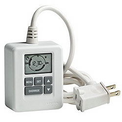 Leviton Standard Indoor Digital Plug-In Table Top Timer with Timer Settings