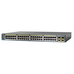 Cisco 2960 Series Catalyst Switch with 48 Ethernet 10/100 PoE ports and LAN Base Software