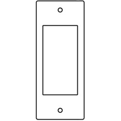 Legrand - Wiremold RFB9 and RFB11 Series Series GFI Receptacle Device Plate