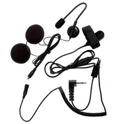 Pryme SPM-800 HIGHWAY Series Medium Duty In-Helmet Microphone for Open Face Helmets for Motorola x63 Radios