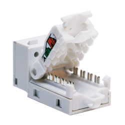 Leviton HOME Category 5e Tool-Free QuickPort Snap-in Connector