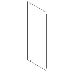 Southwest Data Products Series 2000 Vented Door with Solid Insert 42U