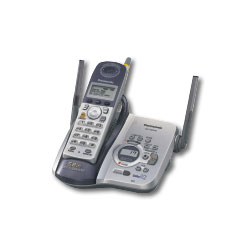 Panasonic 5.8GHz FHSS GigaRange Digital Cordless Phone with Answering System