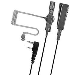 Pryme Medium Duty Lapel Microphone for Kenwood and Relm Radios