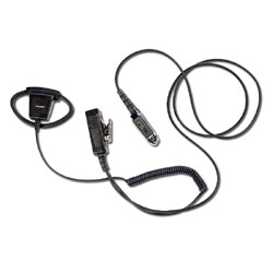Impact Radio Accessories Platinum Series 1-Wire Surveillance Kit with D-Shape Ear Hanger