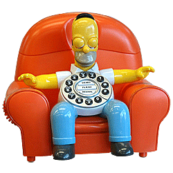 TeleMania Homer Simpson Animated Talking Phone