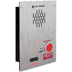 GAI-Tronics Code Blue Emergency Telephone Retrofit, Single Button, Flush-Mount