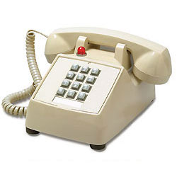 MISC Single-Line Desk Phone with Message Waiting/Data Port