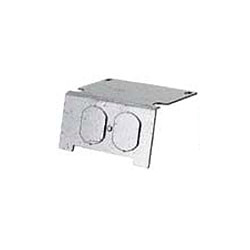 Hubbell Concealed 3-Service Floor Box Duplex Opening Plate