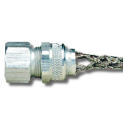 Leviton Single/ Double Weave Deluxe Cord Grip, Cable DIA. Range 0.312-0.375, NPT Size 3/8