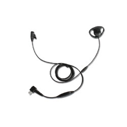 Impact Radio Accessories Gold Series 2-Wire Surveillance Kit with D-Shape Ear Hanger
