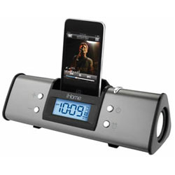 iHome Audio Portable Stereo Alarm Clock Speaker