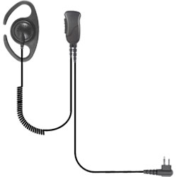 Pryme DEFENDER Medium Duty Lapel Microphone with C-Shape Ear Hangar for HYT x03s
