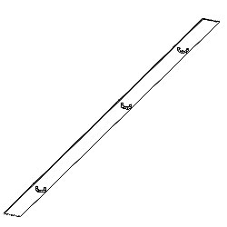Chatsworth Products Metal Cabling Section Cover - 6