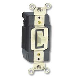 Leviton Back and Side Wired Toggle Maintained Contact 120/277V AC