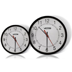Valcom IP PoE Automatic Time Set Analog Double-Sided Clock