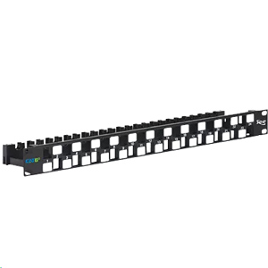 ICC 24-Port Cat 6a UTP Blank Patch Panel - 1 RMS