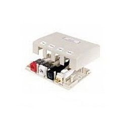 Hubbell Infin-e-Station Surface Mount Box - 4 Ports