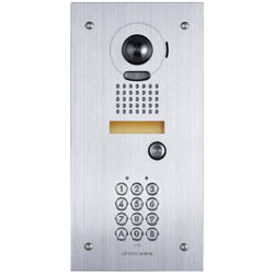 Aiphone JK Series Flush Mount Vandal Resistant Color Video Door Station with Keypad