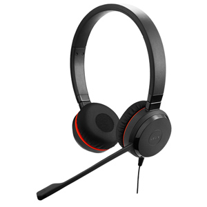 Jabra Evolve 30 II Duo UC Wired Headset with Inline Call Controller