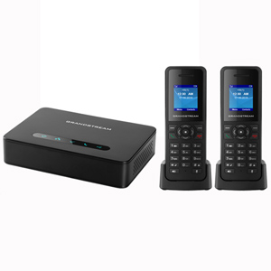 Grandstream DECT VoIP System with Base and 2 Handsets