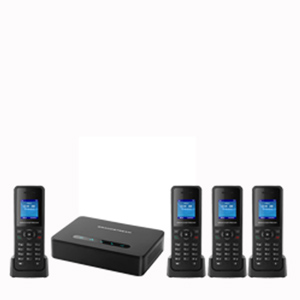 Grandstream DECT VoIP System with Base and 4 Handsets