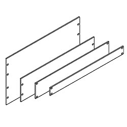 Chatsworth Products Filler Panel - 1/8