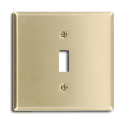 Leviton 2-Gang 1-Toggle Centered Device Switch Wallplate