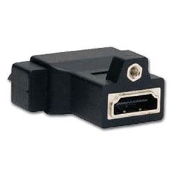 Hubbell AV Connector, DVI to HDMI Female/Female Coupler