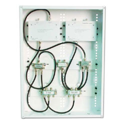 Channel Vision 3 In, 8 Out RF Distribution Panel