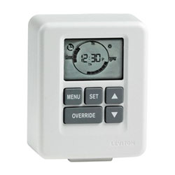 Leviton Standard Indoor Digital Plug-In Timer with Timer Settings
