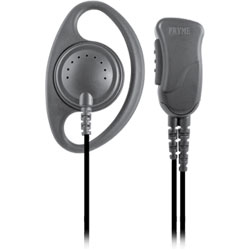Pryme DEFENDER Medium Duty Lapel Microphone with D-Shape Ear Hangar for HYT x03s