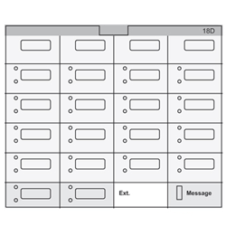 MISC Desi Strips, ETR 18D Phone Labels