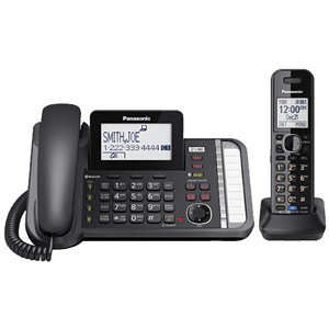Panasonic 2 -Line Corded/Cordless Expandable Link2Cell Telephone System