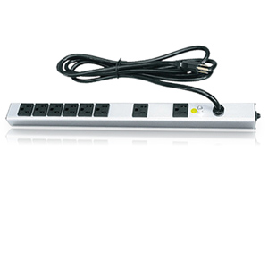 Middle Atlantic Essex 8 Outlet Power Strip (Flat Silver Finish)