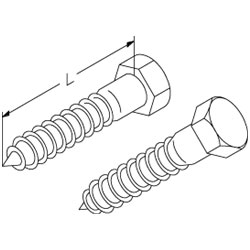 Chatsworth Products Hex Lag Screw